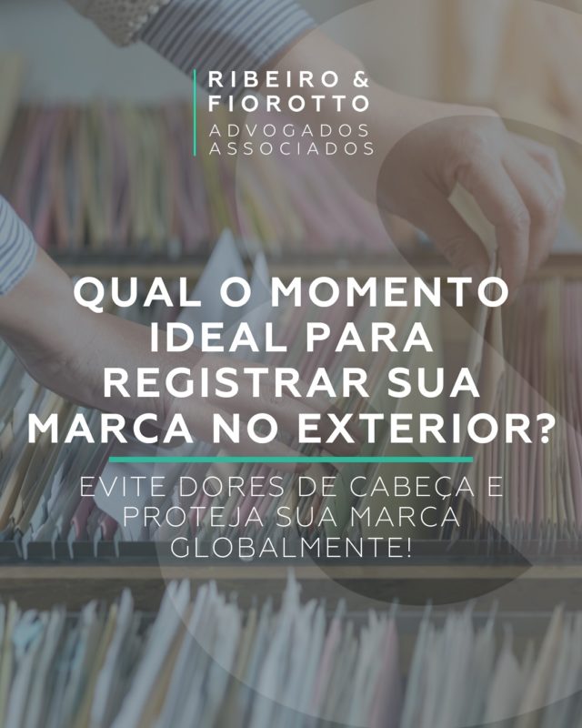 Você sabia que sua marca pode ser registrada no exterior mesmo antes de ter uma filial internacional?

Se você já vende, exporta ou atrai atenção de outros países, chegou a hora de proteger o que é seu!
Neste carrossel mostro os momentos ideais para registrar sua marca fora do Brasil.
⠀
👉 Salve este post para não esquecer
🔁 Compartilhe com quem também empreende
✍️ E se quiser ajuda para registrar sua marca globalmente, fale comigo!

⠀
#RegistroDeMarca #MarcaInternacional #ProteçãoDeMarca #Empreender #MarcaGlobal #EmpreendedorismoDigital #NegóciosInternacionais #Branding #Exportação #Internacionalização #RegistroDeMarcaNoExterior #PropriedadeIntelectual #EcommerceGlobal #DicasDeEmpreendedorismo