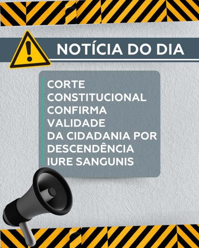 A Corte Constitucional italiana, com a decisão n. 142 de 2025, confirmou a plena validade da cidadania italiana por descendência (iure sanguinis), reafirmando que não cabe ao Judiciário limitar esse direito — mesmo quando se trata de várias gerações nascidas no exterior.

A Isso significa que não há qualquer risco para os processos já iniciados sob a legislação anterior (vigente até 28 de março de 2025) e que os procedimentos suspensos podem agora ser retomados com segurança.

A Corte reforçou mais uma vez que o vínculo de sangue com um cidadão italiano continua sendo critério suficiente, independentemente de quantas gerações tenham se passado ou da residência no exterior.
