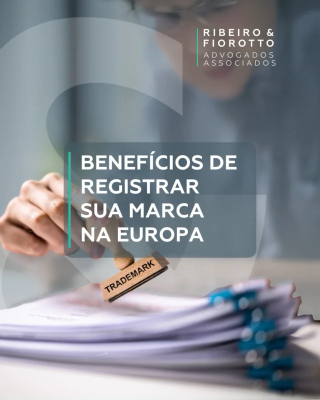 ✨ Registrar sua marca na Europa é um passo
estratégico para quem quer crescer com segurança.

Com um único pedido, é possível obter proteção em
diversos países europeus, garantindo exclusividade,
credibilidade e segurança jurídica para o seu negócio.

Além de proteger sua identidade, o registro de marca:
✔ fortalece sua empresa no mercado internacional,
✔ evita o uso indevido por terceiros,
✔ valoriza o seu negócio,
✔ e abre portas para parcerias, licenciamento e
expansão.

Se você pretende atuar fora do Brasil, proteger sua
marca é tão importante quanto planejar sua expansão.

📩 Entre em contato e conte com nosso apoio jurídico
para registrar sua marca na Europa