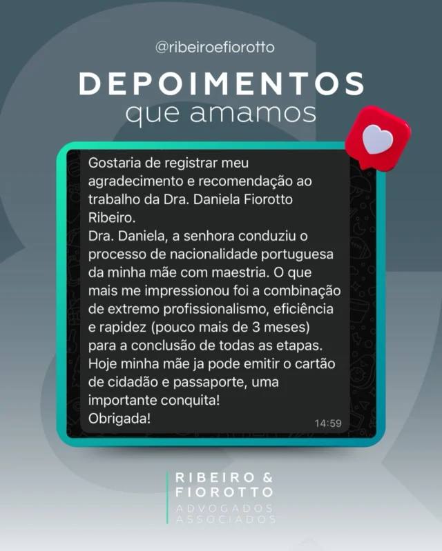É sempre muito gratificante receber depoimentos como este! Muito obrigada pela confiança @barbararibeirogama