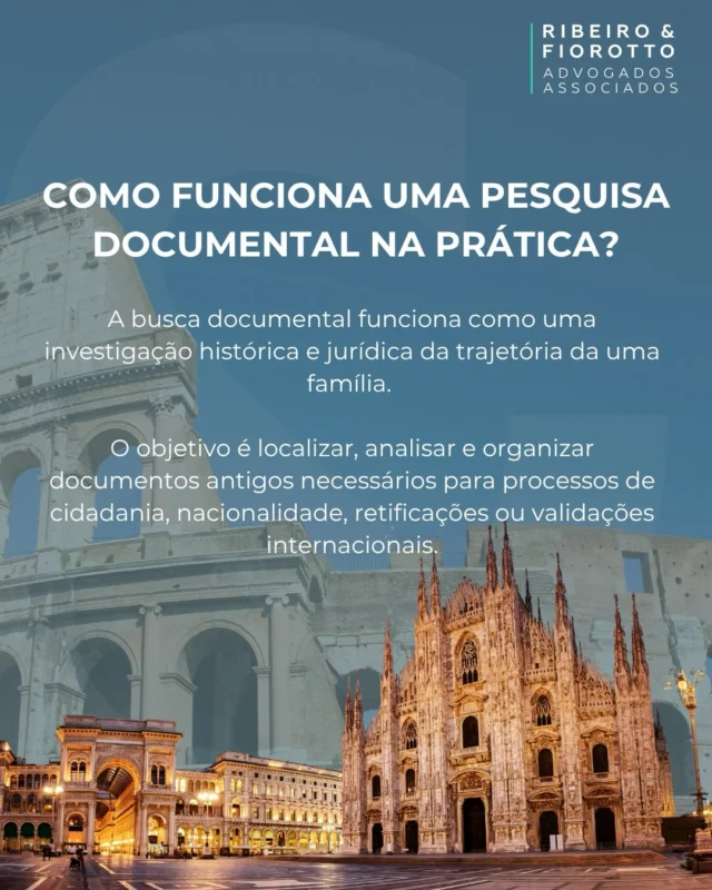 Pesquisar documentos é reconstruir histórias, origens e trajetórias com precisão e cuidado. 📜

Cada detalhe encontrado pode ser essencial para processos de cidadania, nacionalidade e regularizações internacionais. #pesquisadocumental #nacionalidade #cidadaniaeuropeia