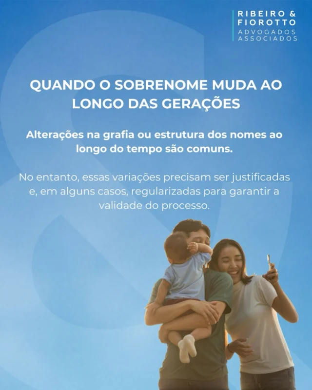 Nem toda diferença de sobrenome impede o reconhecimento da nacionalidade, mas ela precisa ser analisada. #sobrenome #gerações #direito