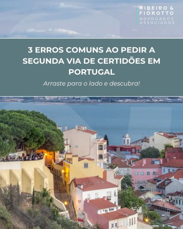 Evite erros que podem atrasar o seu processo de cidadania. Confira os principais neste post! 🇵🇹 #portugal #certidoes