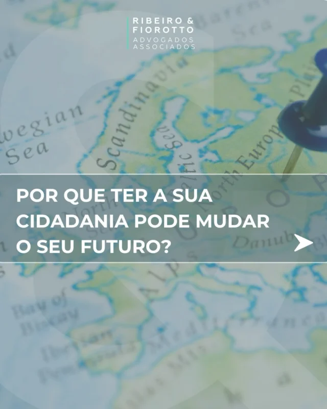 Ter a cidadania é mais do que ter um passaporte. É conquistar novas possibilidades para o seu futuro. 🌍 #cidadania
