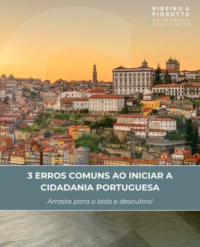 Um pequeno erro no início do processo pode gerar grandes atrasos.⏰

Antes de solicitar a cidadania portuguesa, confirme se você realmente tem direito, organize a documentação e conheça as exigências do procedimento. Planejamento faz toda a diferença.

📩 Entre em contato conosco e conte com uma análise especializada para iniciar seu processo com mais segurança.

#CidadaniaPortuguesa #Portugal #CidadaniaEuropeia #direitointernacional